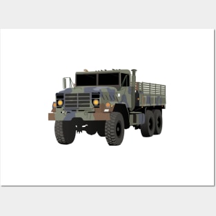 M923A1 US Military Heavy Truck Posters and Art